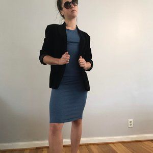 Black Suede Blazer